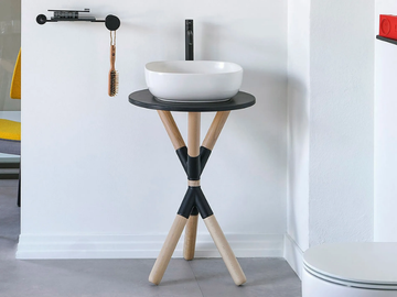 CROSS - Floor-standing vanity unit by Scarabeo Ceramiche - view 2